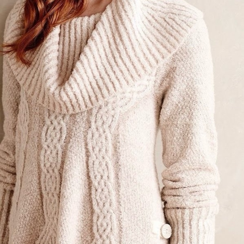Anthropologie Angel of the North Knit Sweater Small